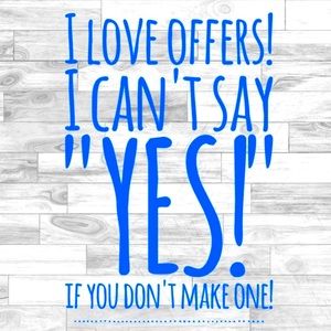 Let’s negotiate and come together…right now…over stuff. ✌️❤️